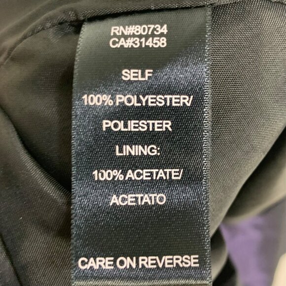 Strapless Pleated Bubble Hem Mini Cocktail Dress Fit Flare Size 4 Purple Taffeta - Picture 8 of 12